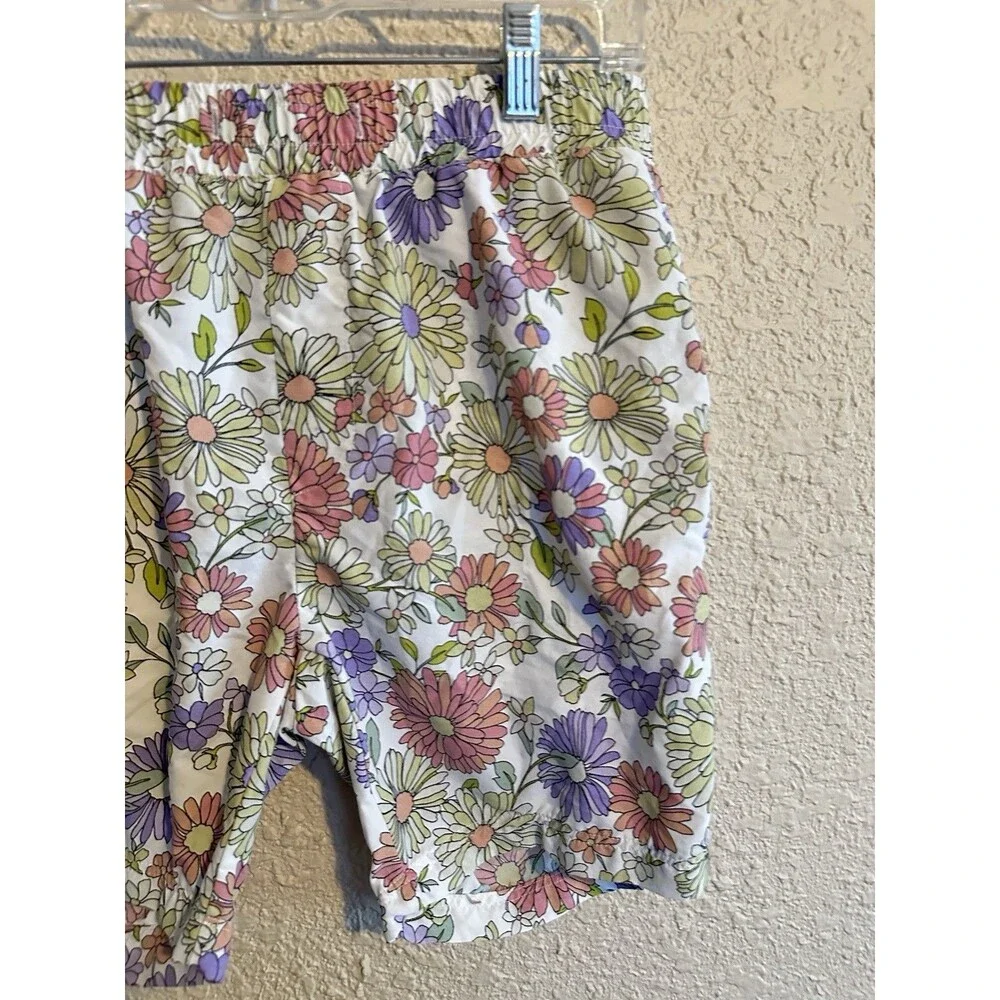 Barney Cools Mens Swim Shorts Medium Trunks Pink Floral Tropical Beach‎ Vacation